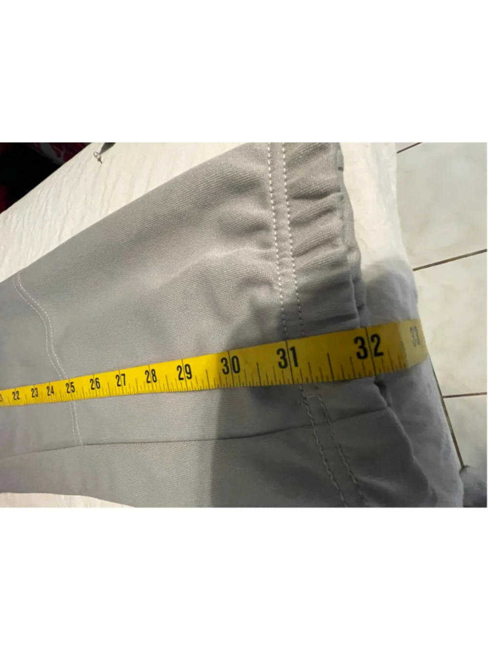 Boys Champro Baseball Pants Size L Grey Athletic Bottoms